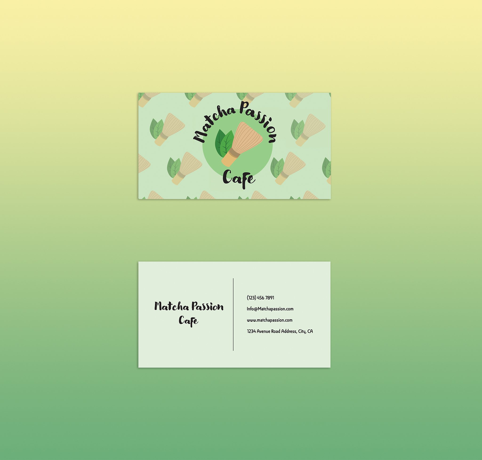 Matcha Passion Business Card