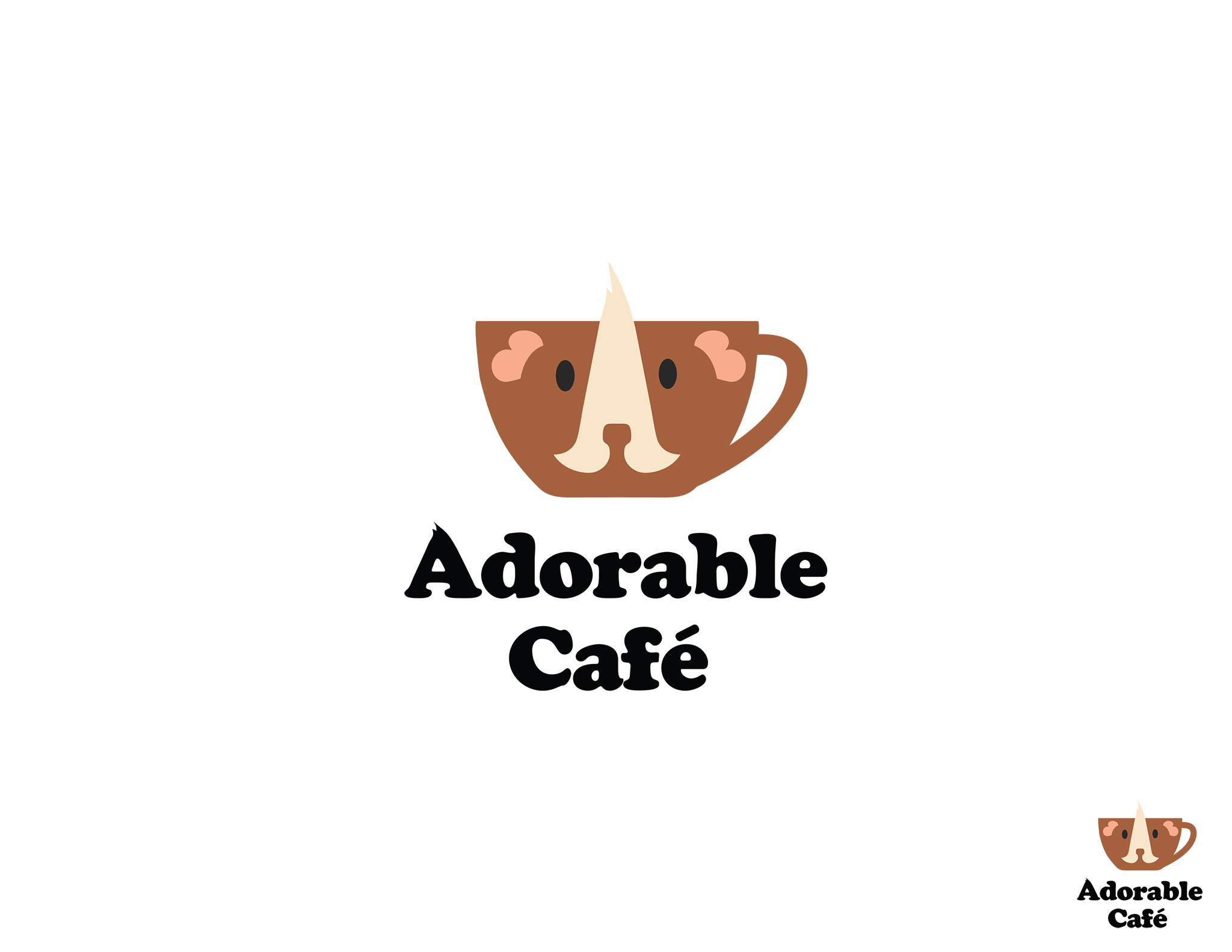 Adorable Cafe Logo